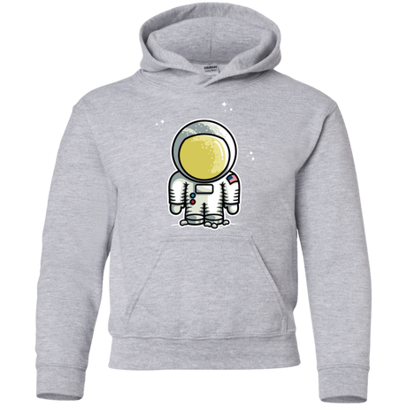Sweatshirts Sport Grey / YS Cute Astronaut Youth Hoodie