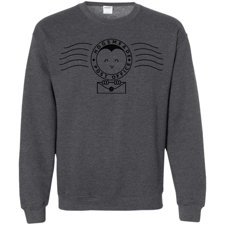 Sweatshirts Dark Heather / S Cute Hogsmeade Post Office Stamp Crewneck Sweatshirt