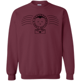 Sweatshirts Maroon / S Cute Hogsmeade Post Office Stamp Crewneck Sweatshirt