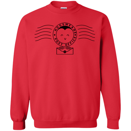 Sweatshirts Red / S Cute Hogsmeade Post Office Stamp Crewneck Sweatshirt