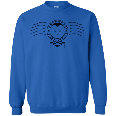 Sweatshirts Royal / S Cute Hogsmeade Post Office Stamp Crewneck Sweatshirt