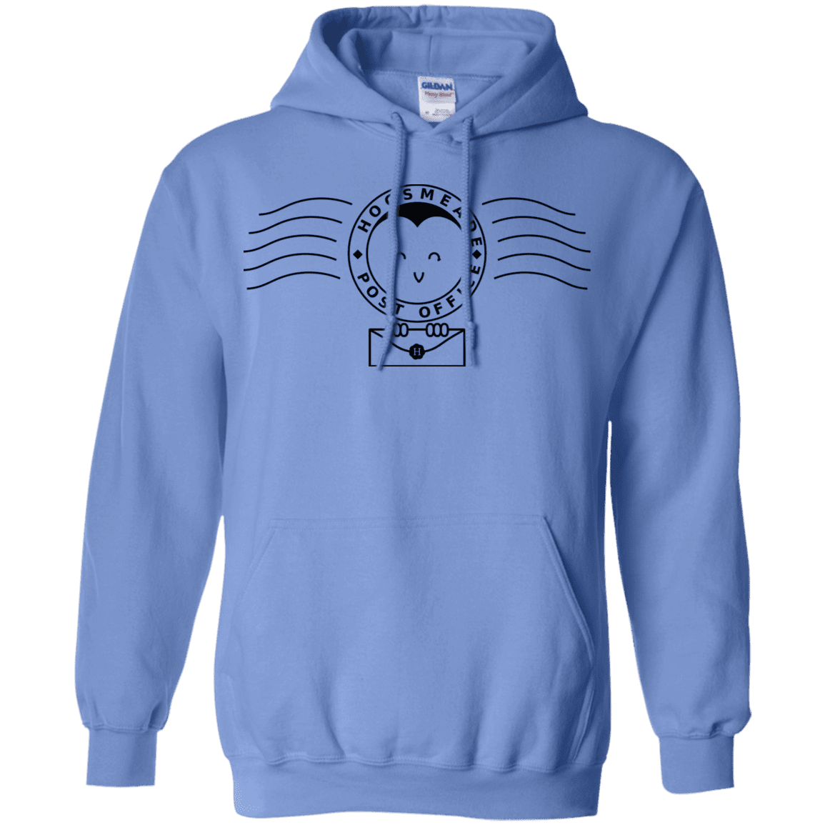 Sweatshirts Carolina Blue / S Cute Hogsmeade Post Office Stamp Pullover Hoodie