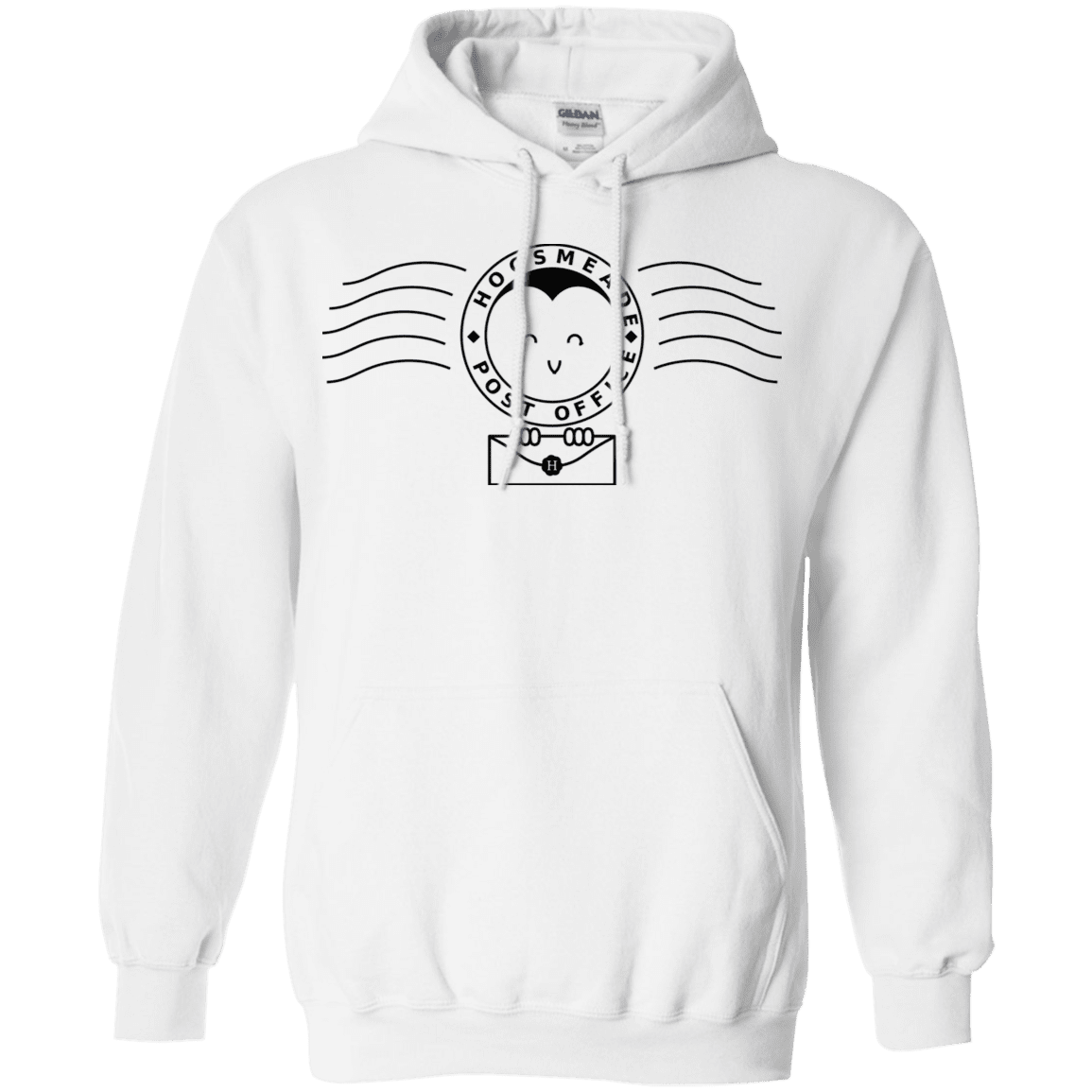 Sweatshirts White / S Cute Hogsmeade Post Office Stamp Pullover Hoodie