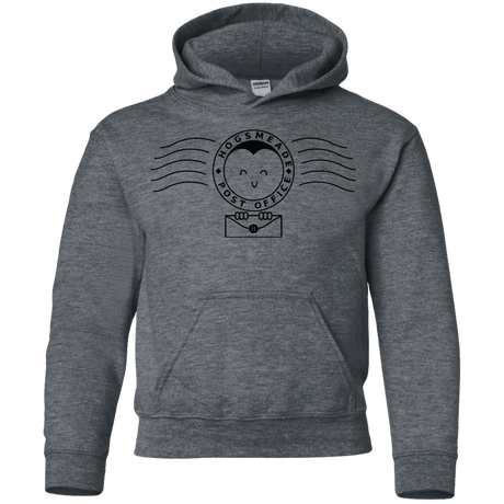 Sweatshirts Dark Heather / YS Cute Hogsmeade Post Office Stamp Youth Hoodie