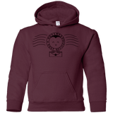 Sweatshirts Maroon / YS Cute Hogsmeade Post Office Stamp Youth Hoodie