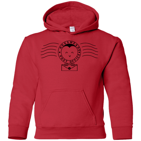 Sweatshirts Red / YS Cute Hogsmeade Post Office Stamp Youth Hoodie