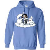 Sweatshirts Carolina Blue / Small Cute Jon Snow and  Ghost Pullover Hoodie