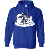 Sweatshirts Royal / Small Cute Jon Snow and  Ghost Pullover Hoodie