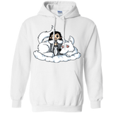 Sweatshirts White / Small Cute Jon Snow and  Ghost Pullover Hoodie