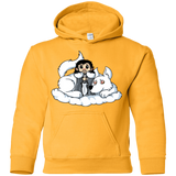Sweatshirts Gold / YS Cute Jon Snow and  Ghost Youth Hoodie