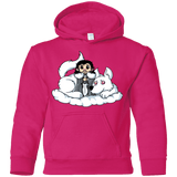 Sweatshirts Heliconia / YS Cute Jon Snow and  Ghost Youth Hoodie