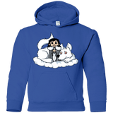 Sweatshirts Royal / YS Cute Jon Snow and  Ghost Youth Hoodie