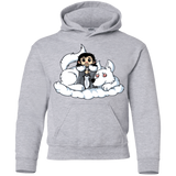 Sweatshirts Sport Grey / YS Cute Jon Snow and  Ghost Youth Hoodie