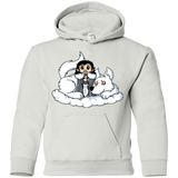 Sweatshirts White / YS Cute Jon Snow and  Ghost Youth Hoodie