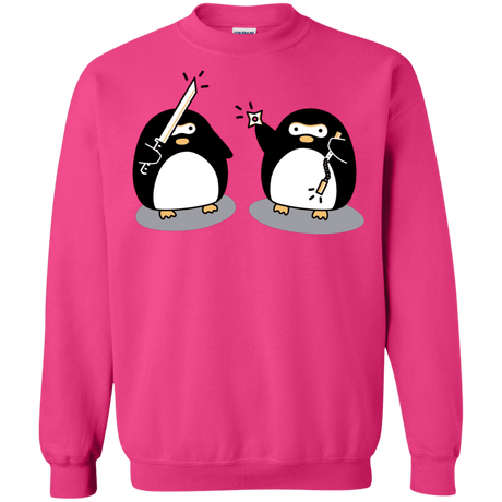 Sweatshirts Heliconia / S Cute Ninja Penguins Crewneck Sweatshirt