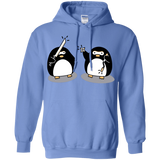 Sweatshirts Carolina Blue / S Cute Ninja Penguins Pullover Hoodie