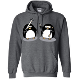 Sweatshirts Dark Heather / S Cute Ninja Penguins Pullover Hoodie