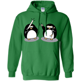 Sweatshirts Irish Green / S Cute Ninja Penguins Pullover Hoodie