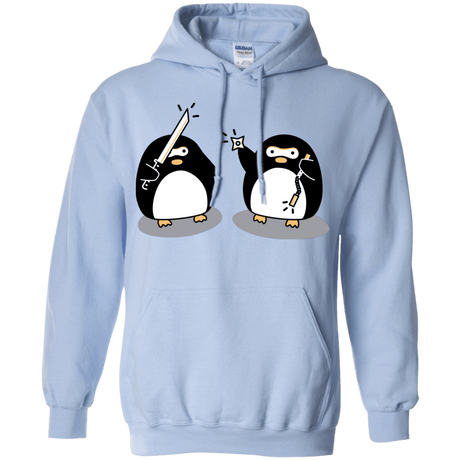 Sweatshirts Light Blue / S Cute Ninja Penguins Pullover Hoodie