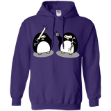 Sweatshirts Purple / S Cute Ninja Penguins Pullover Hoodie