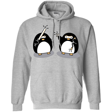 Sweatshirts Sport Grey / S Cute Ninja Penguins Pullover Hoodie