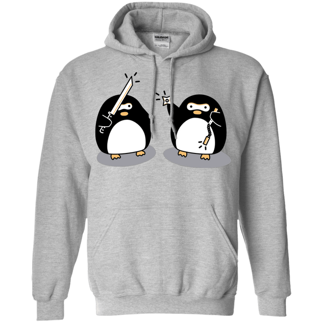 Sweatshirts Sport Grey / S Cute Ninja Penguins Pullover Hoodie