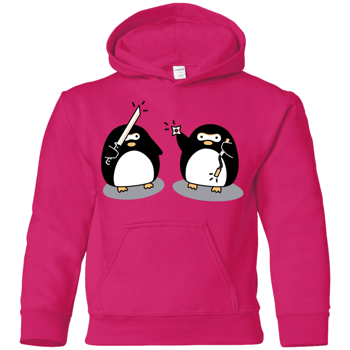 Sweatshirts Heliconia / YS Cute Ninja Penguins Youth Hoodie