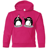 Sweatshirts Heliconia / YS Cute Ninja Penguins Youth Hoodie