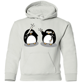 Sweatshirts White / YS Cute Ninja Penguins Youth Hoodie