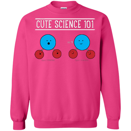 Sweatshirts Heliconia / Small Cute Science - Hydrophobic & Hydrophillic Crewneck Sweatshirt