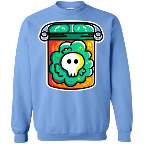 Sweatshirts Carolina Blue / S Cute Skull In A Jar Crewneck Sweatshirt