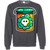Sweatshirts Dark Heather / S Cute Skull In A Jar Crewneck Sweatshirt