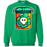 Sweatshirts Irish Green / S Cute Skull In A Jar Crewneck Sweatshirt
