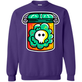 Sweatshirts Purple / S Cute Skull In A Jar Crewneck Sweatshirt