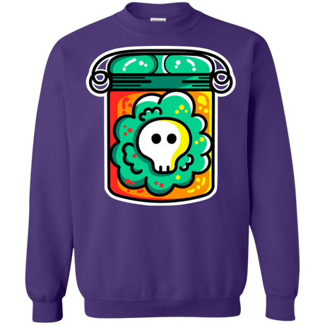 Sweatshirts Purple / S Cute Skull In A Jar Crewneck Sweatshirt