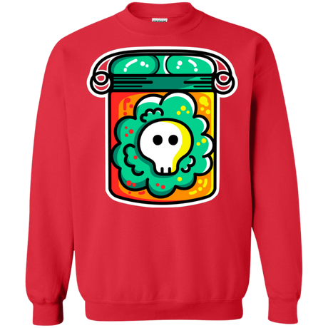 Sweatshirts Red / S Cute Skull In A Jar Crewneck Sweatshirt