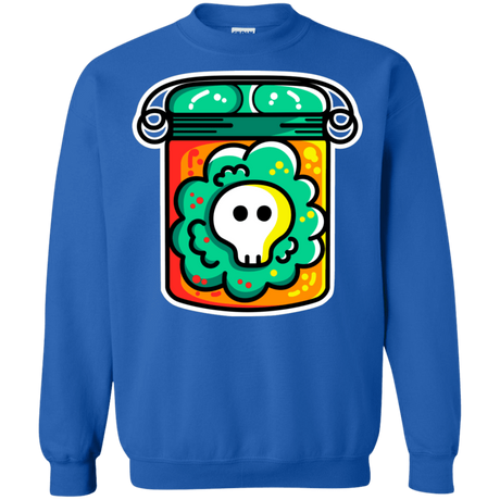 Sweatshirts Royal / S Cute Skull In A Jar Crewneck Sweatshirt