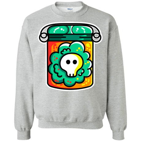 Sweatshirts Sport Grey / S Cute Skull In A Jar Crewneck Sweatshirt