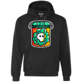 Sweatshirts Black / S Cute Skull In A Jar Premium Fleece Hoodie