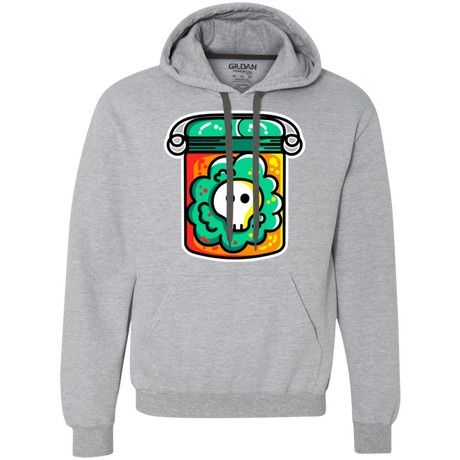 Sweatshirts Sport Grey / L Cute Skull In A Jar Premium Fleece Hoodie