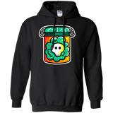 Sweatshirts Black / S Cute Skull In A Jar Pullover Hoodie