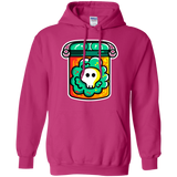 Sweatshirts Heliconia / S Cute Skull In A Jar Pullover Hoodie