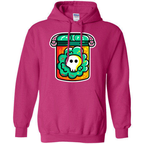 Sweatshirts Heliconia / S Cute Skull In A Jar Pullover Hoodie