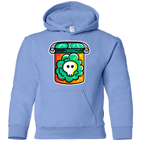 Sweatshirts Carolina Blue / YS Cute Skull In A Jar Youth Hoodie