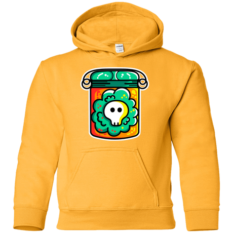 Sweatshirts Gold / YS Cute Skull In A Jar Youth Hoodie