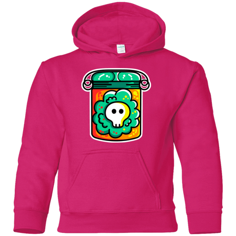 Sweatshirts Heliconia / YS Cute Skull In A Jar Youth Hoodie