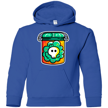 Sweatshirts Royal / YS Cute Skull In A Jar Youth Hoodie