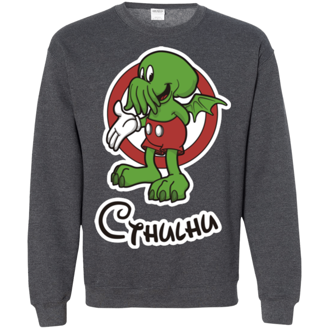 Sweatshirts Dark Heather / Small Cutethulhu Crewneck Sweatshirt