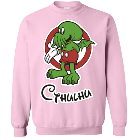 Sweatshirts Light Pink / Small Cutethulhu Crewneck Sweatshirt