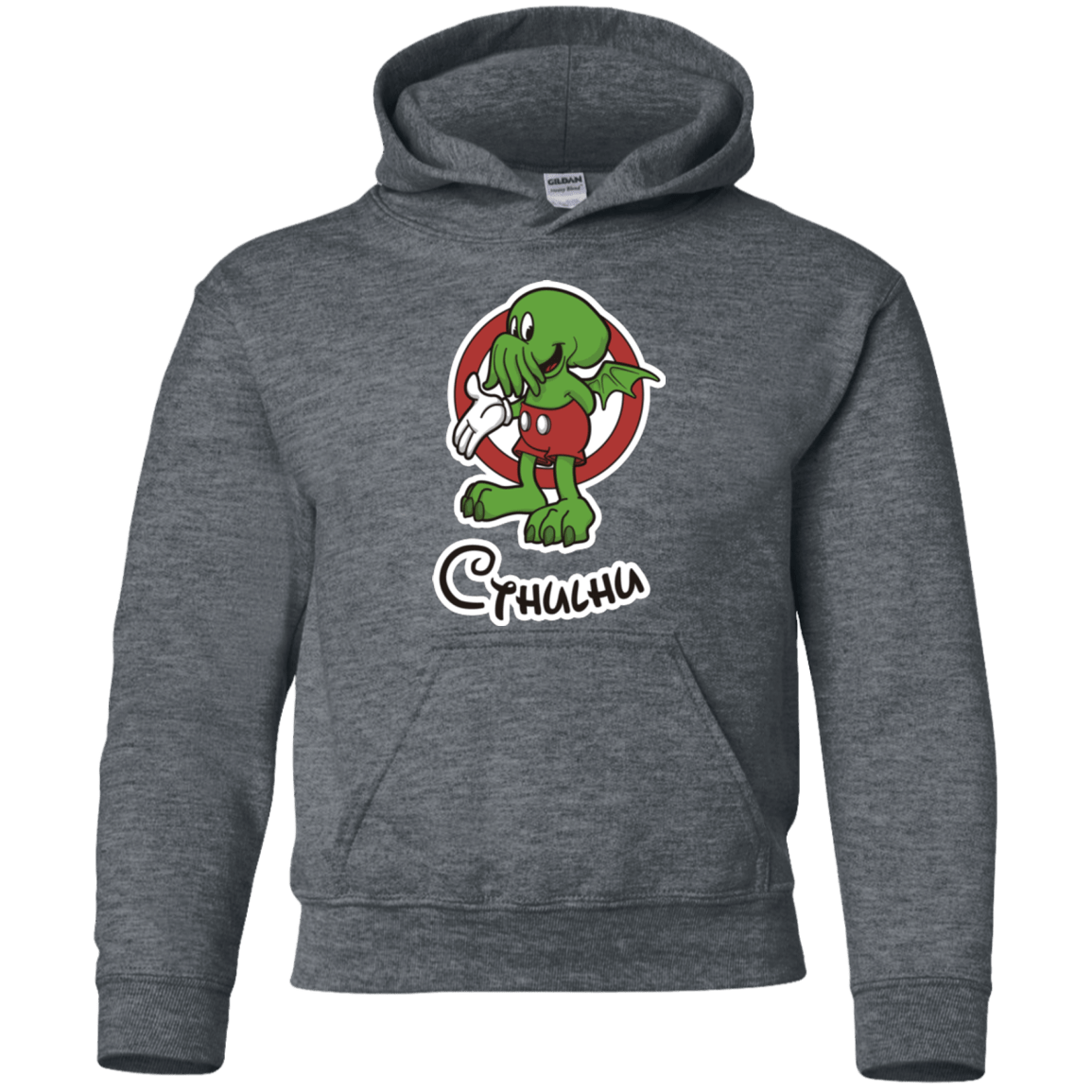 Sweatshirts Dark Heather / YS Cutethulhu Youth Hoodie